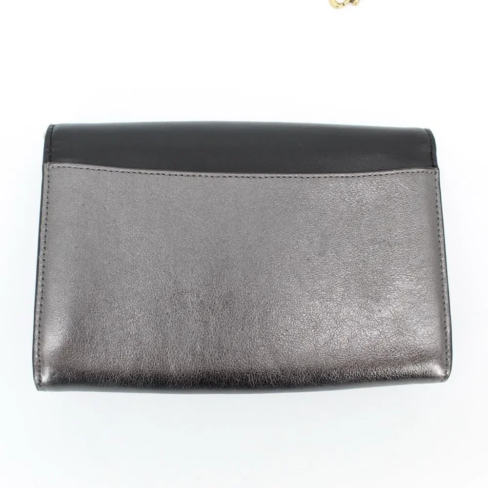 COACH Marlow Jeweled Turnlock Butterfly Leather chain Clutch Crossbody 73319